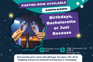 Private Parties now Available!